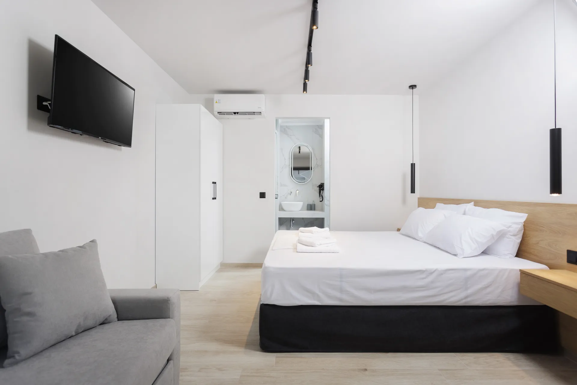 Rigas Boutique Rooms - Deluxe Room with terrace spavaća soba